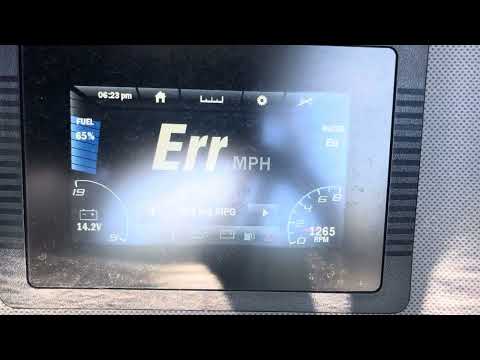 2020 Yamaha SX 195 jetboat. No transducer found, and the voltage is going up and down.