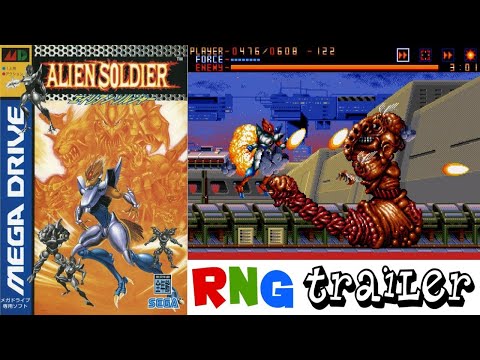 Alien Soldier - Megadrive (RNG Trailer)