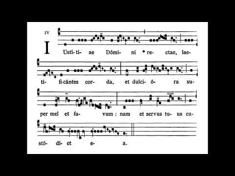 Offertory Chant EF: 3rd Sunday of Lent - Justitiae Domini