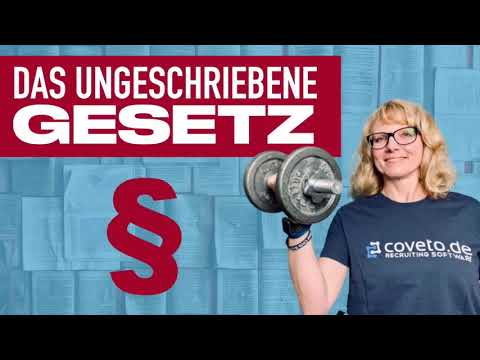 Der 1-Minuten-Recruiter: Das ungeschriebene Gesetz. 👩🏻‍⚖️