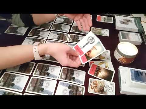 Er, Du, Sie Legung. Er wird in eine Entscheidung gezwungen. Karma mit Keule 😂 Liebe, Orakel, Tarot 