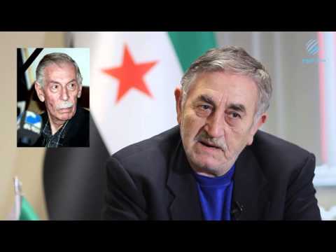 المعارض السوري عقاب يحيى في وداع حسين العودات