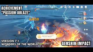 [Genshin Impact Achievement] "Passion Ablaze": Break Guardian Blade Of Drifting Snow Using Only Pyro