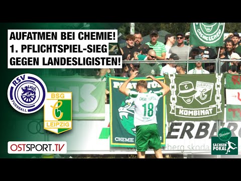 1st competitive win this season: Radeberger SV vs. Chemie Leipzig | Saxony Cup