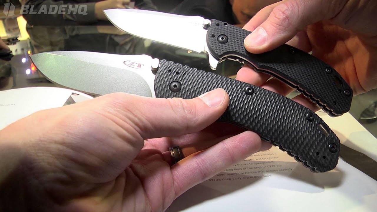 Zero Tolerance Hinderer 0566BWCF Assisted Opening Knife Carbon Fiber (BlackWash)