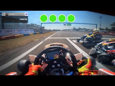 MY BEST START EVER! // ROK SHIFTER RACE 1 - 7 Laghi Kart onboard
