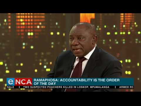 Ramaphosa discusses corruption with Jane Dutton