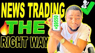 How To TRADE NEWS IN FOREX Using The STRADDLE NEWS STRATEGY. +$9550 PERIOD!