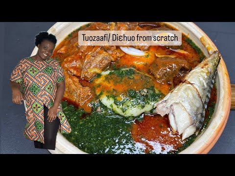 TUOZAAFI/ DIƐHUO | RECIPE | STEP BY STEP | SUNDAY DINNER | Lovystouch