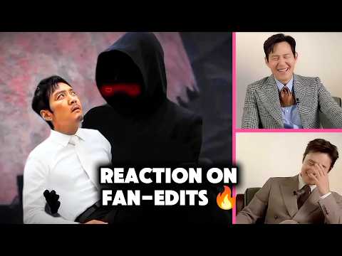 Watch Lee Jung-jae and Lee Byung-hun's HILARIOUS SQUID GAME FAN-EDIT Reactions!