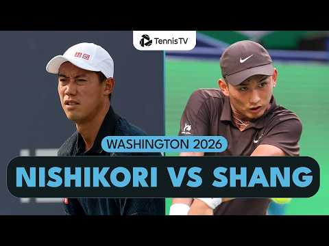 2015 Champ Kei Nishikori Faces Jerry Shang 👀 | Washington 2026 Highlights