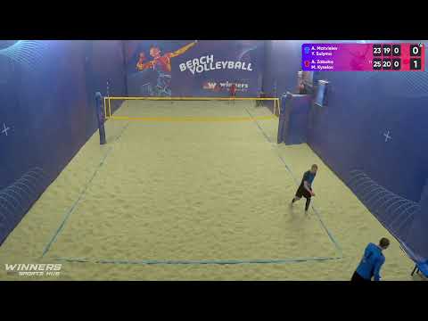 11:05 A. Matvieiev / Y. Sulyma - A. Zabuha / M. Kyselov 02.02.2023 | Winners Beach Volleyball