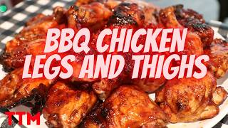 How to BBQ Chicken on the Charcoal Grill ~ Legs and Thighs