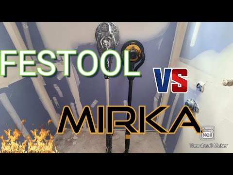Best Drywall Sander Mirka vs Festool
