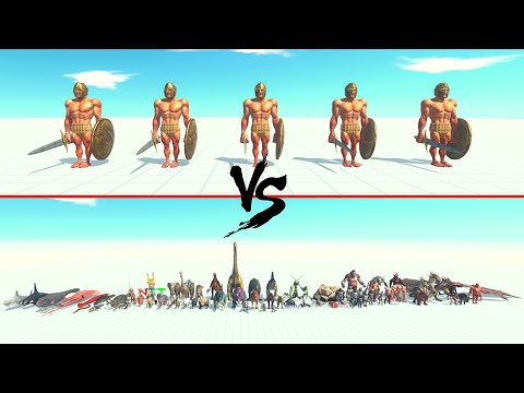 5x Achilles Vs All Units ARBS | Animal Revolt Battle Simulator