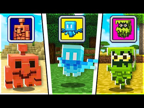 HOW TO GET THE NEW MINECRAFT MOBS (GLARE ALLAY AND COPPER GOLEM)
