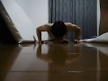350 Push ups+20 Ab Wheel 腕立て伏せ350回+腹筋ローラー20回