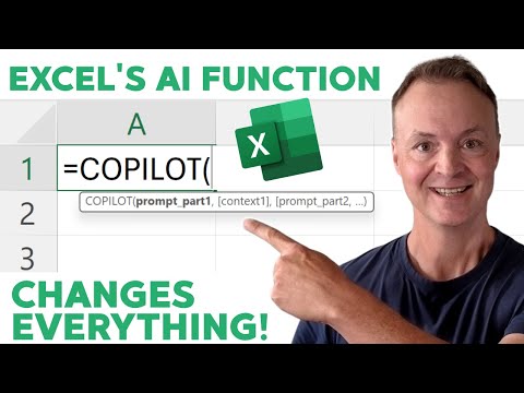 Excel: =COPILOT() Boosts Productivity Excel: =COPILOT() Boosts Productivity
