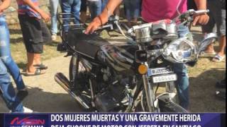 Dos mujeres muertas y una herida tras accidente en Santiago