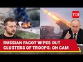 Putin’s Firepower Ravages Ukraine Battlefield; Fagot Missile Wipes Out Clusters Of Soldiers | Watch