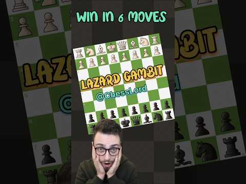 LAZARD GAMBIT WIN IN 6 MOVES 💀‼️