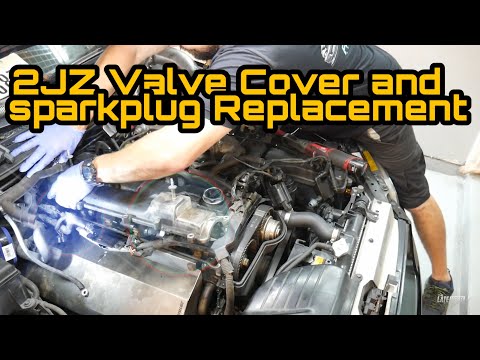 2JZ Valve Cover Gasket and Spark Plugs: Lexus IS300 and GS300