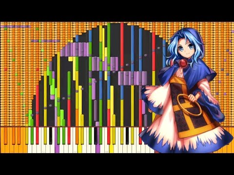 [Black MIDI] Synthesia – Touhou 12: Sky Ruin 158,000 ~ ScubDomino