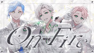 Cover art for on fire