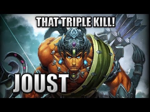 Rama Damage Build "That Triple Kill Victory!" - Joust, SMITE Season 3
