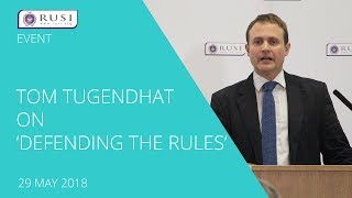 Tom Tugendhat on 'Defending the Rules'