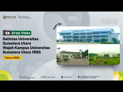 Selintas Universitas Sumatera Utara Wajah Kampus Universitas Sumatera Utara Tahun 1995