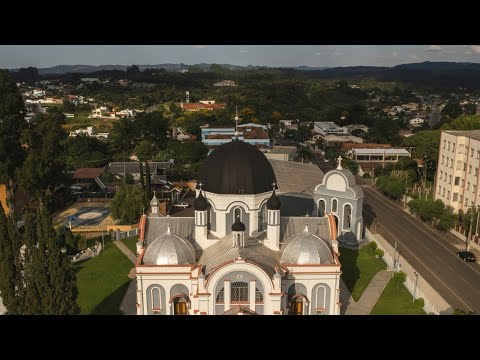 Divina Liturgia em Ucraniano 🇺🇦 e tour na Igreja São Josafat, rito bizantino, em Prudentópolis-PR.