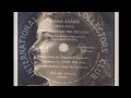 1939 RADIO BROADCAST Soprano Emma EAMES Comments On Her Recordings 1906 1911 Discs Included