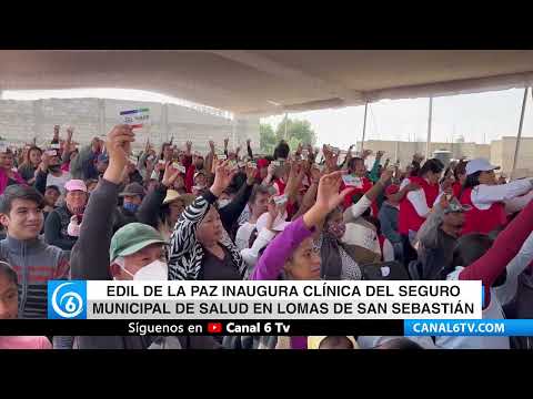 Edil de La Paz inaugura clínica del Seguro Municipal de Salud en Lomas de San Sebastián