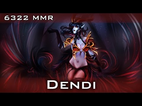 Dendi Queen of Pain 6322 MMR | Dota 2 Gameplay
