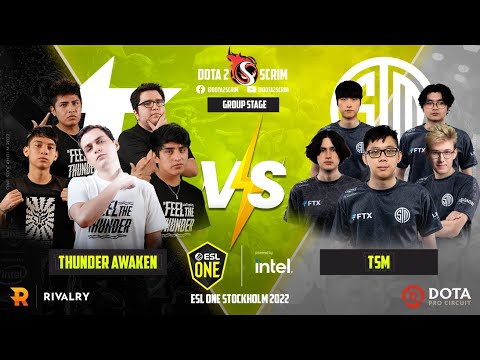 Thunder Awaken vs TSM - ESL One Stockholm 2022 - Group Stage - B02