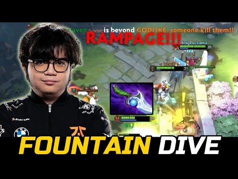 RAVEN RAMPAGE FOUNTAIN DIVE - 7.31 DIFFUSAL ANTI MAGE DOTA 2