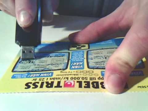 how to win 50kr at triss (only works when using USB-memory)