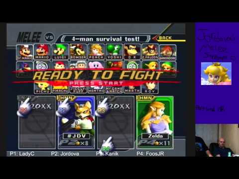 SSBM 1$ MM - Jordova (Fox) vs. FoosJR (Sheik)