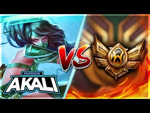 PROFESSOR AKALI VISITS BRONZE ELO (2 KILLS PER MINUTE) MASTER PLAYING IN BRONZE - League of Legends