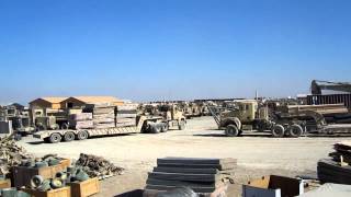 preview picture of video 'Motorpool Sharana Afghanistan US Army Base'