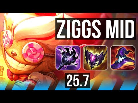 ZIGGS vs AZIR (MID) | 58k DMG | EUW Master | 25.7