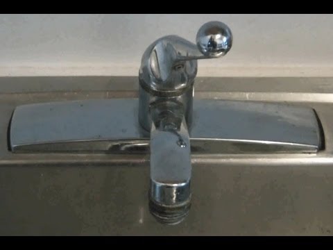 How to fix a leaking kitchen sink faucet