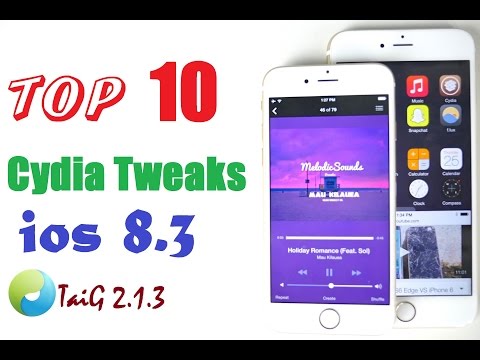 Top 10  iOS 8.3 Cydia Tweaks, TaiG Jailbreak Compatible