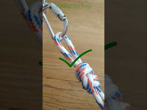 DON'T Be Like 90% of People! Which knot will Securely attach to the Carabiner?