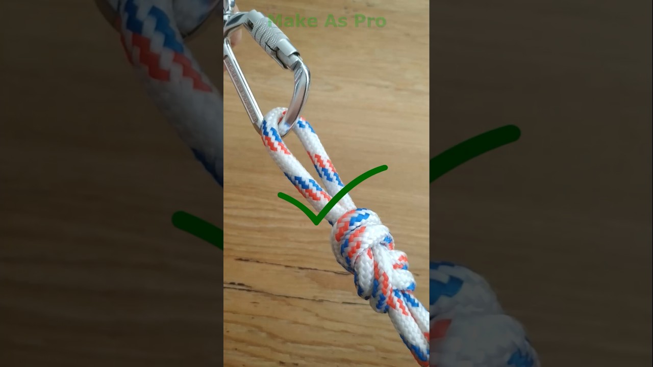 DON'T Be Like 90% of People! Which knot will Securely attach to the Carabiner?