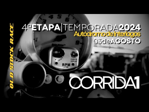 OLD STOCK RACE | Temporada 2024 | 4ª Etapa | 1ª Prova AO VIVO - Autódromo de INTERLAGOS