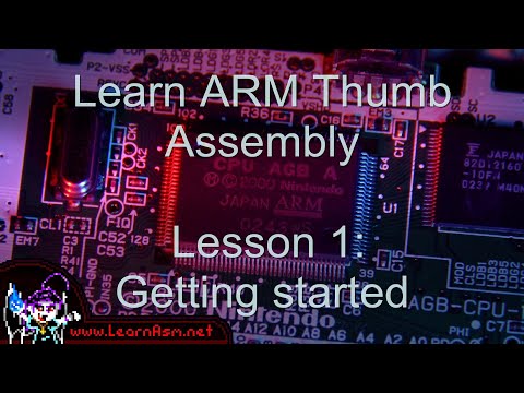 ARM Thumb Assembly - Lesson 1 - Getting started with ARM Thumb