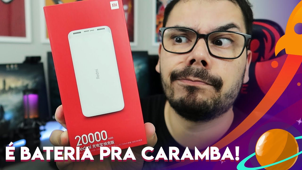 CARREGADOR PORTÁTIL XIAOMI POWER BANK 20.000mAh (UNBOXING COMPLETO) #231