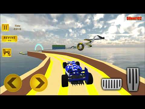 Blue Formula Car GT Racing Stunts 2021 - Extreme GT Formula Racing #16 - Android Gameplay